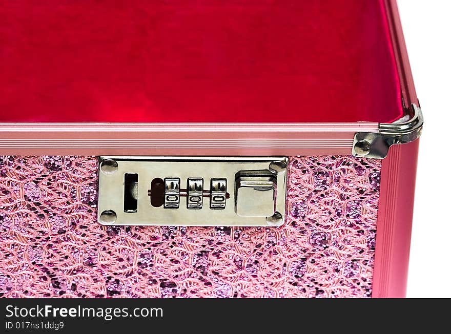 Pink safe box