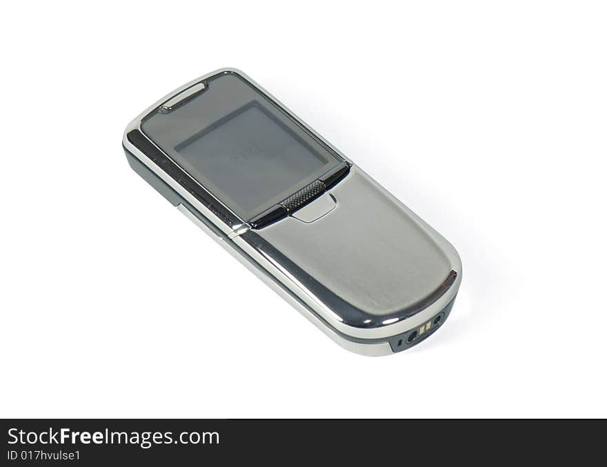 Mobile phoneisolated on white background with clipping path