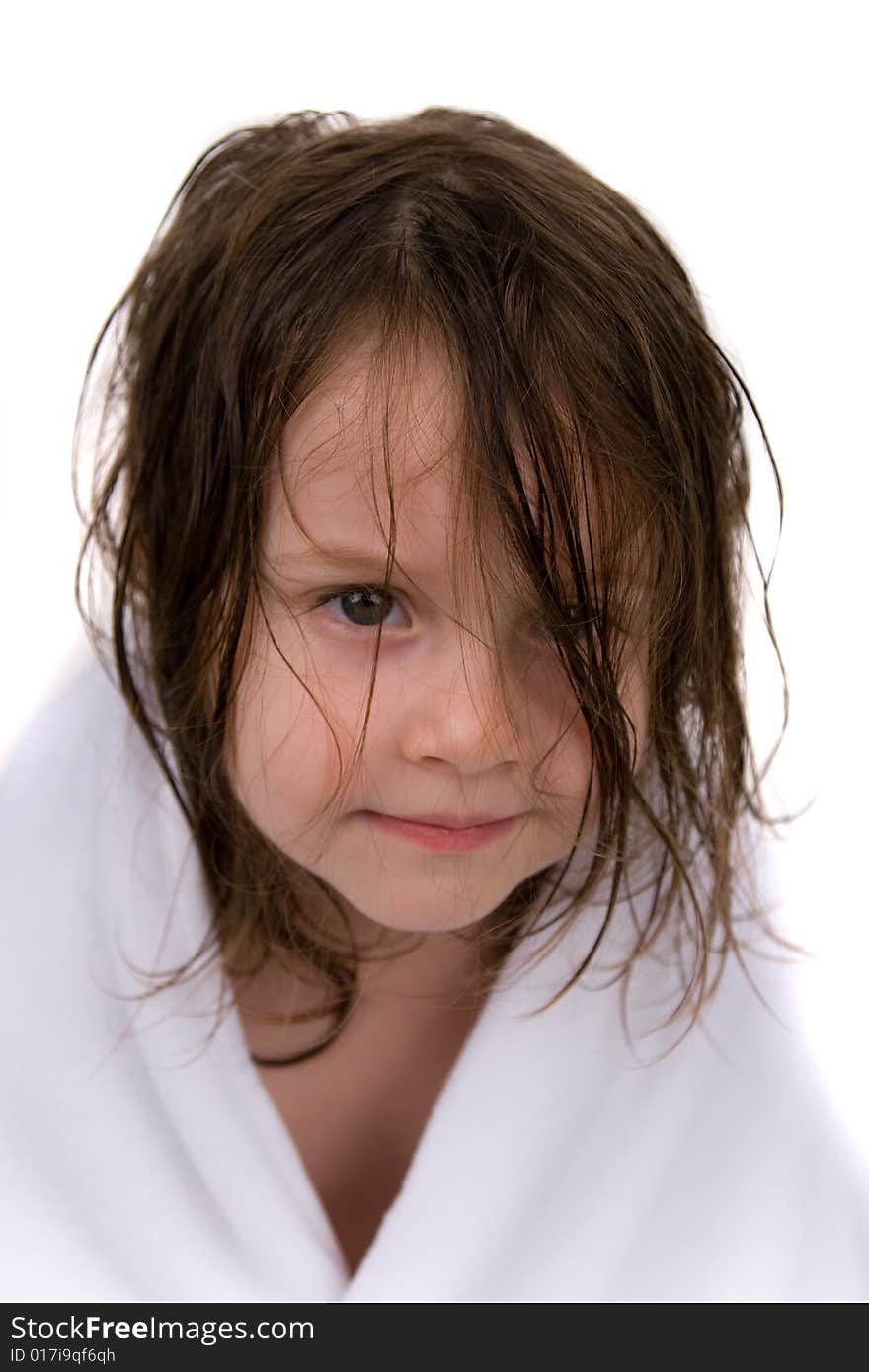 Little Girl With Towel