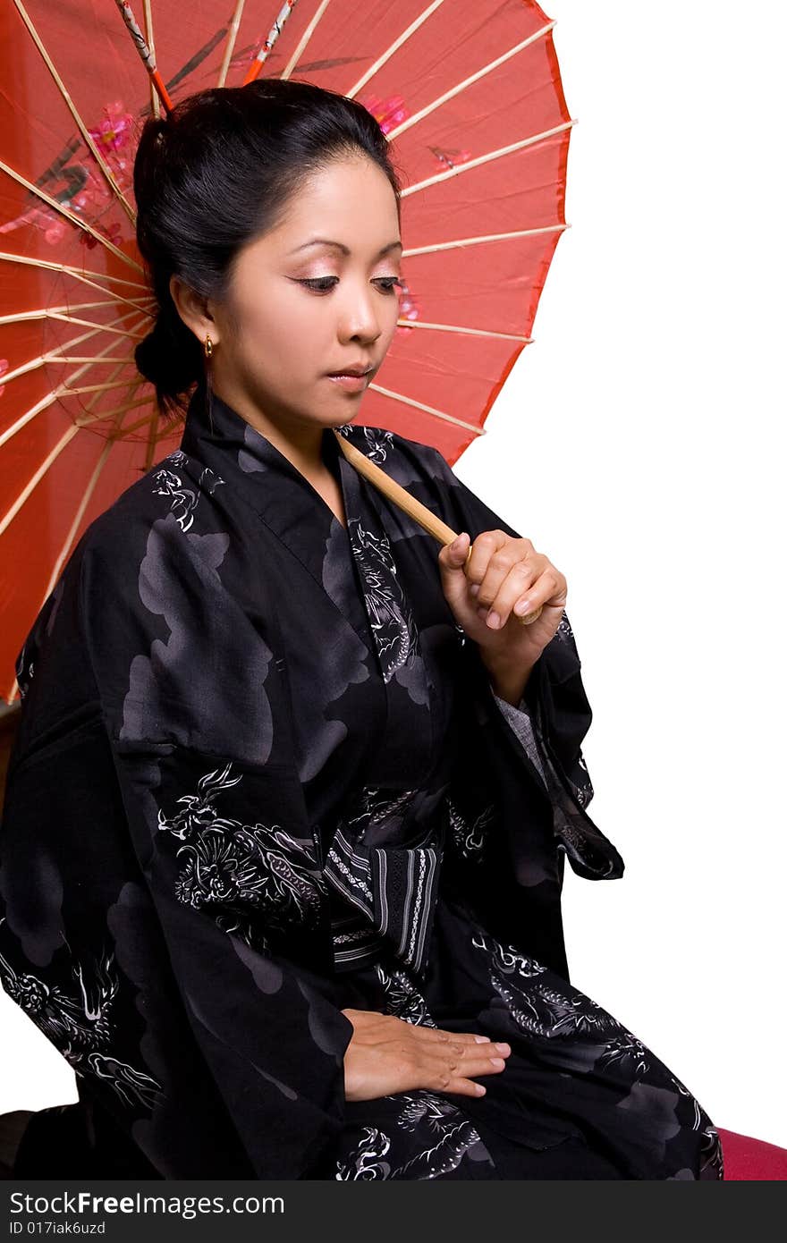 The Japanese Costume of the lady