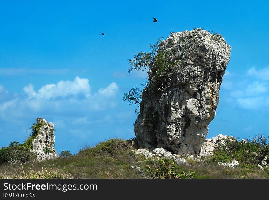 Landscape With Rock Formation