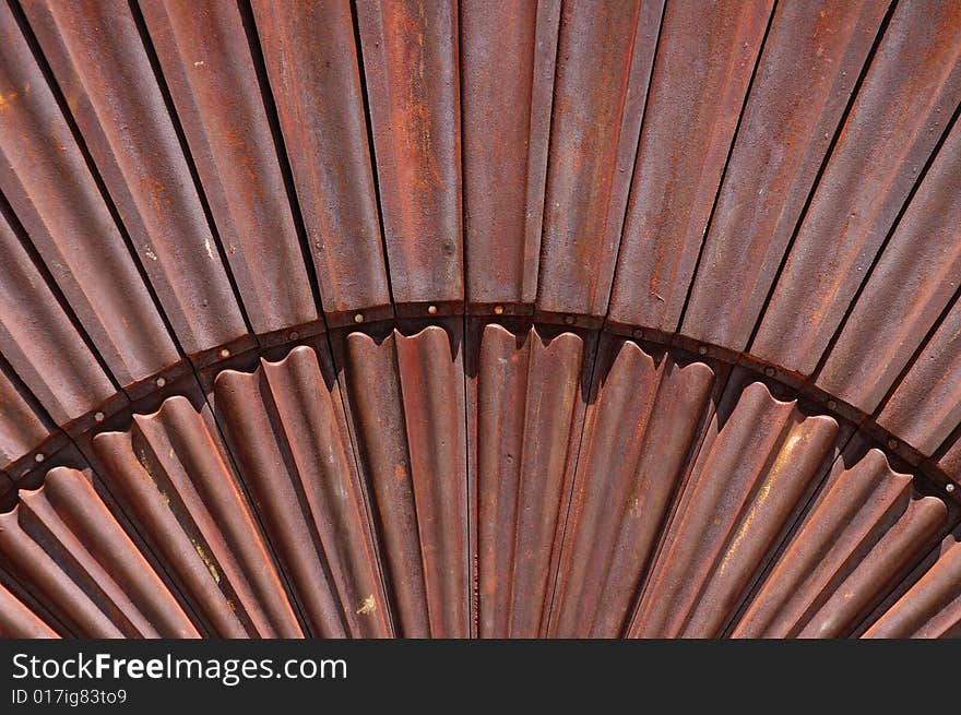 Detail of rusty metal with abstract textured pattern. Detail of rusty metal with abstract textured pattern