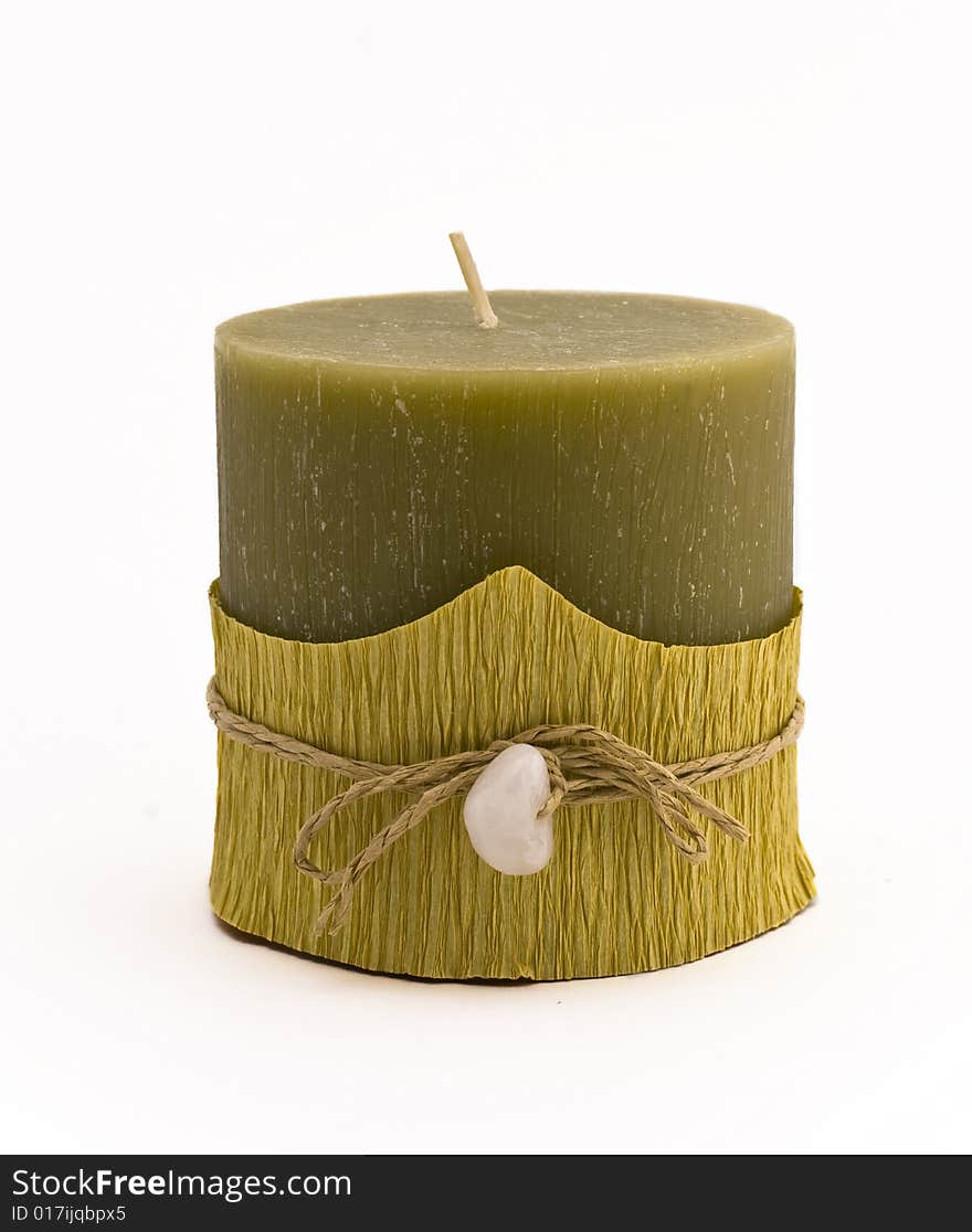 Candle With Stone