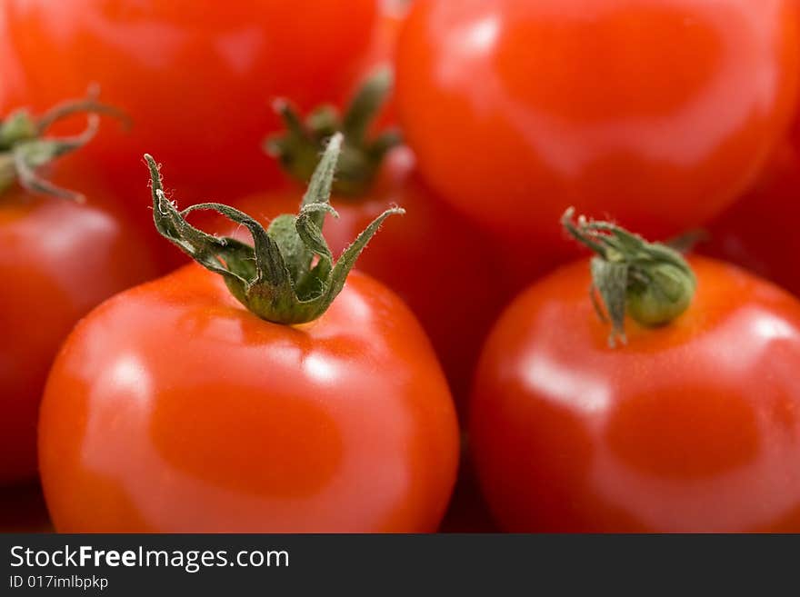 Ripe tomatoes background