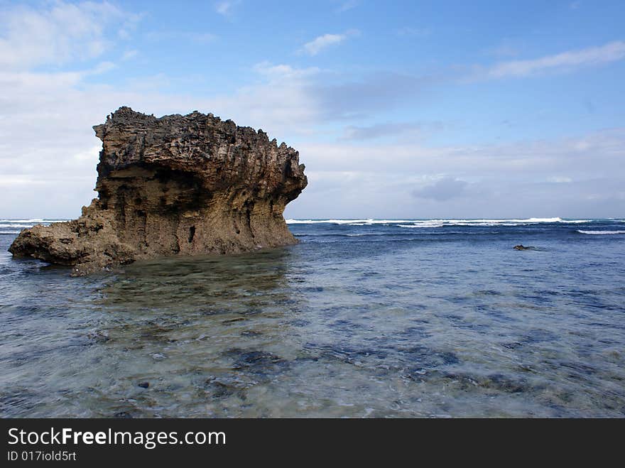 Little rocky island