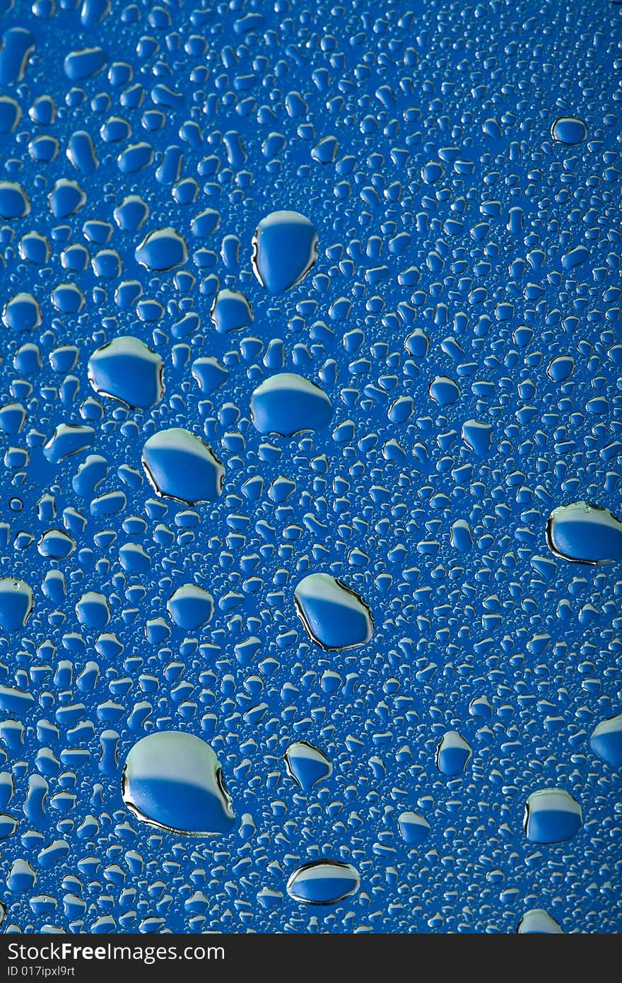 Abstract water drops background