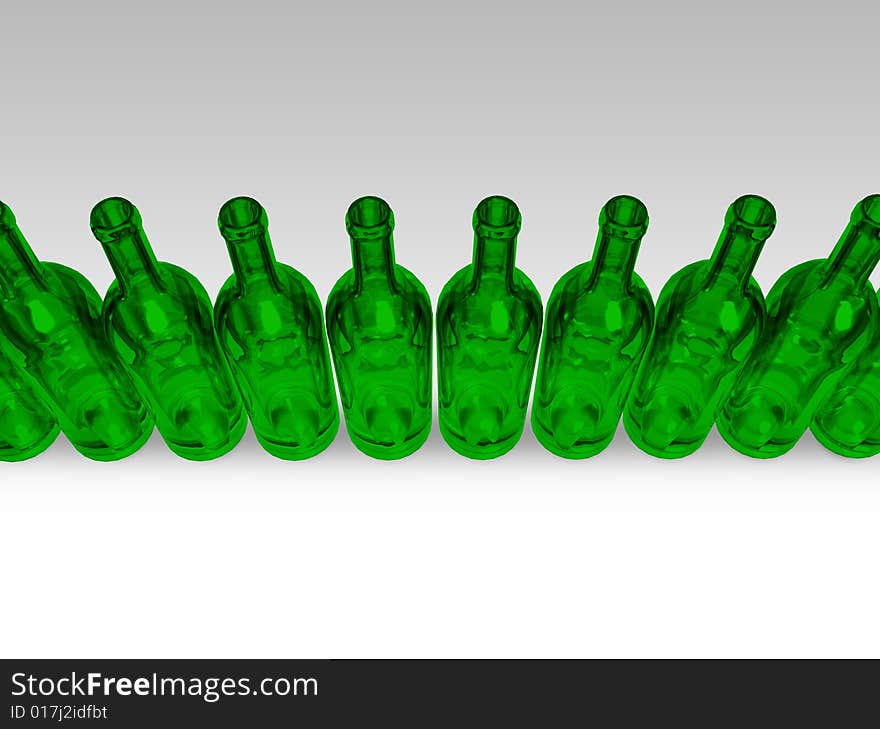 Green bottles