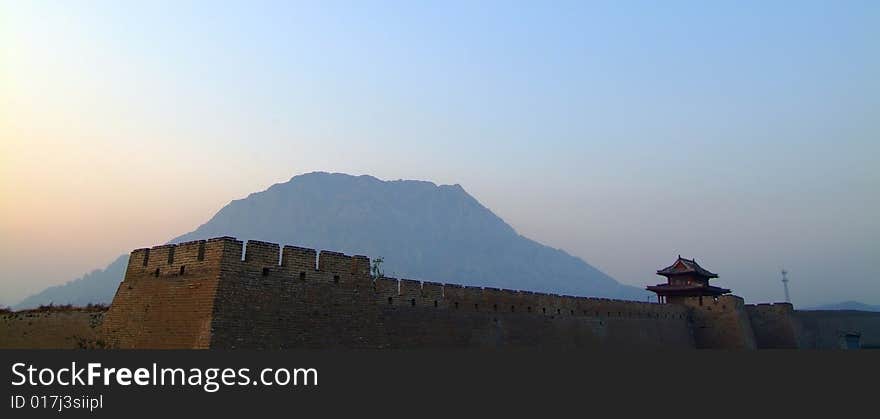 This Old city located at the Chinese Hebei