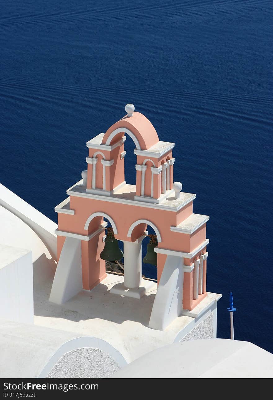 Orthodox church in Santorini