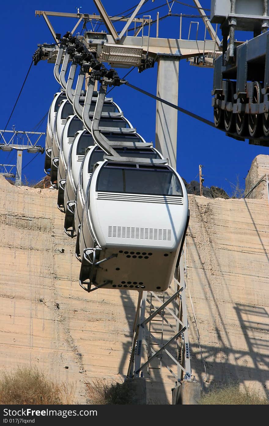 Cable car in Greece