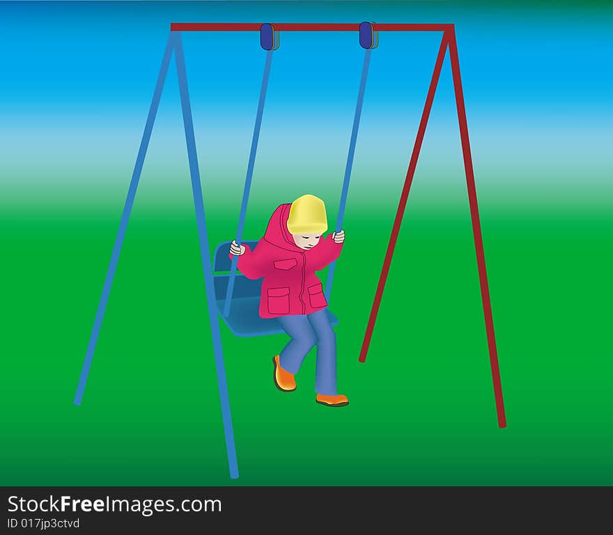 Child On A Swing