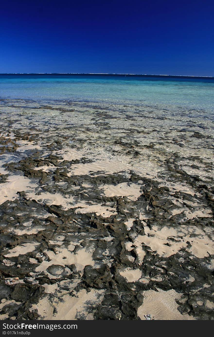 Clear blue sea of coral bay, Australia. Clear blue sea of coral bay, Australia