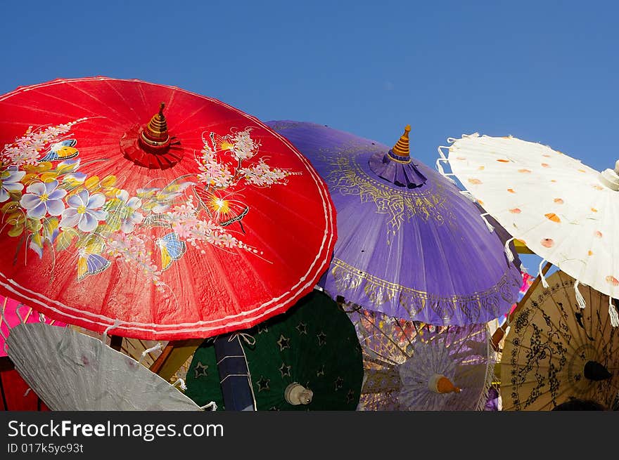 Array of Parasols