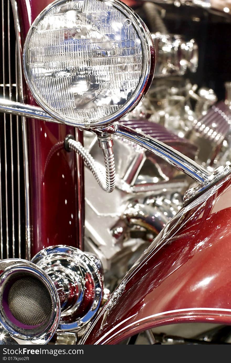 Classic car headlight