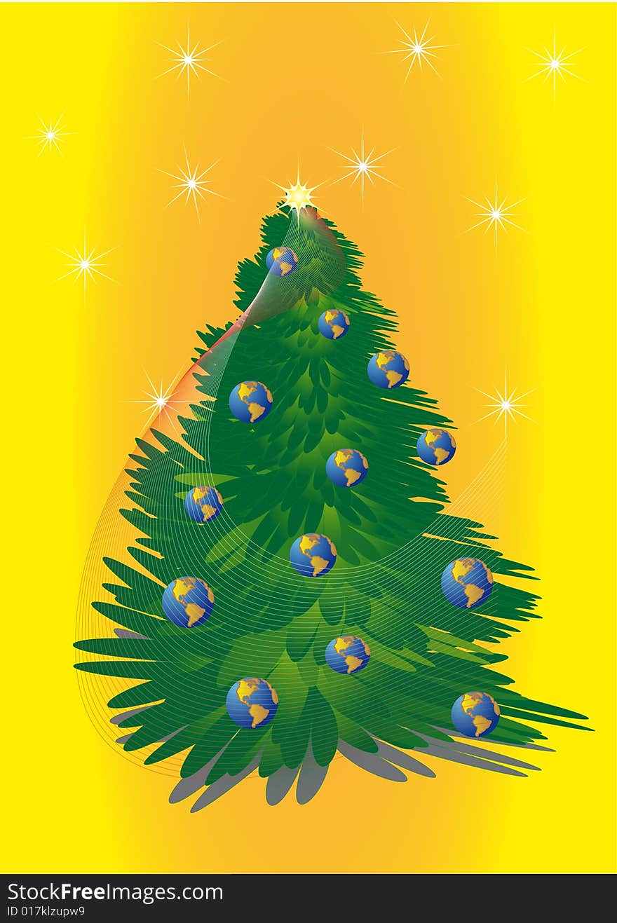 Fir tree with ball