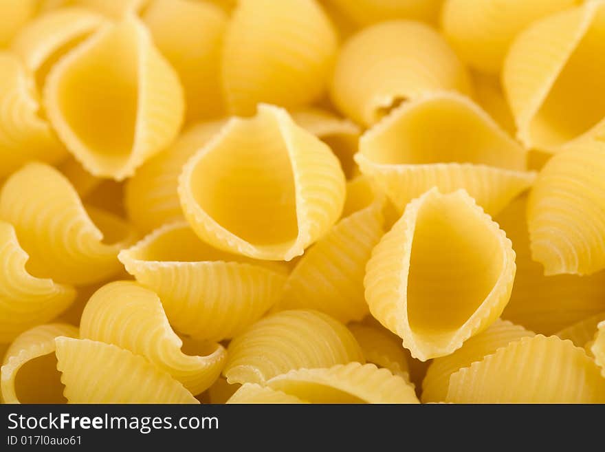 Raw pasta background