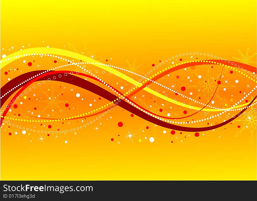 Abstract Christmas background, vector illustration