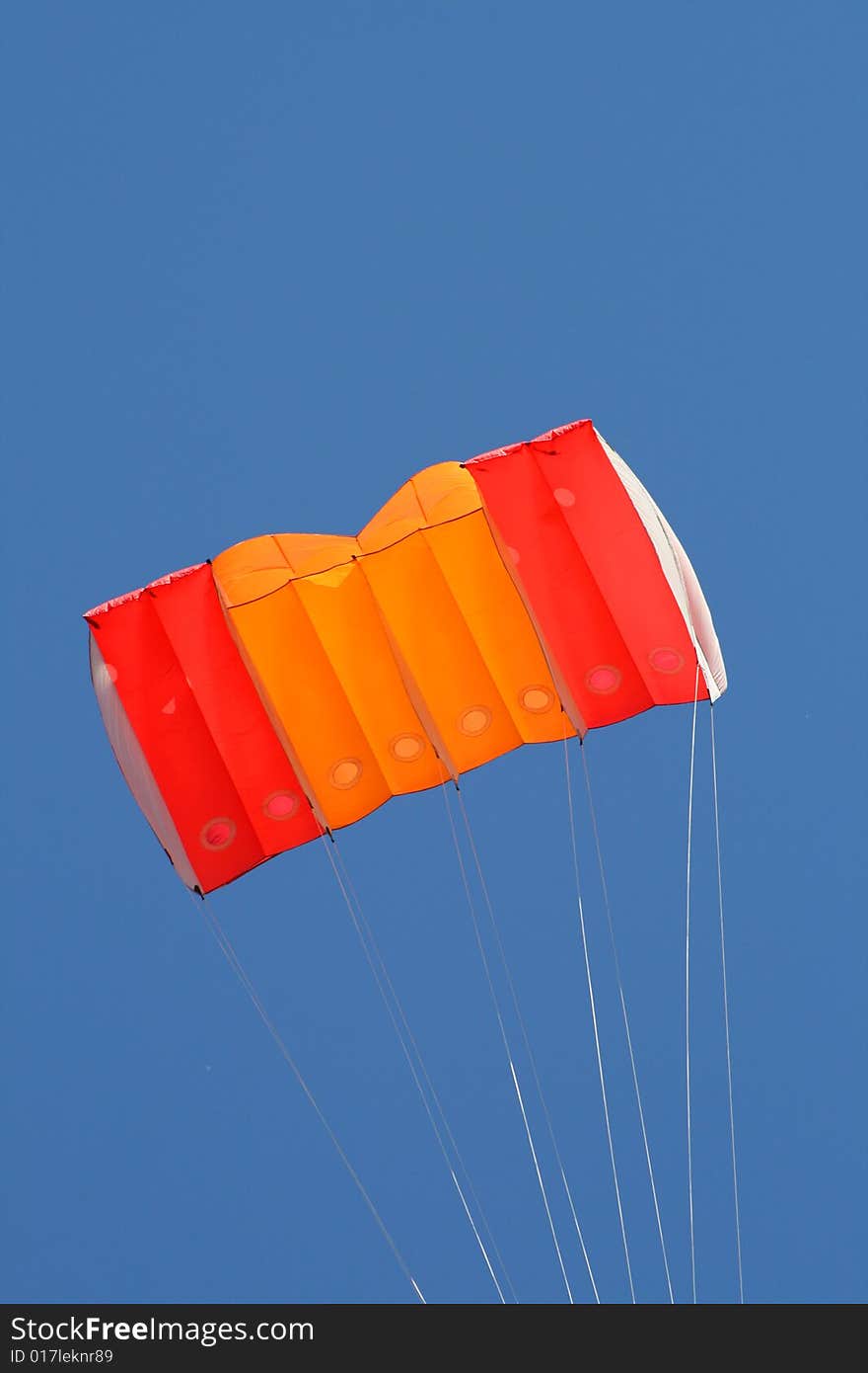 Colored kite flying in the sky