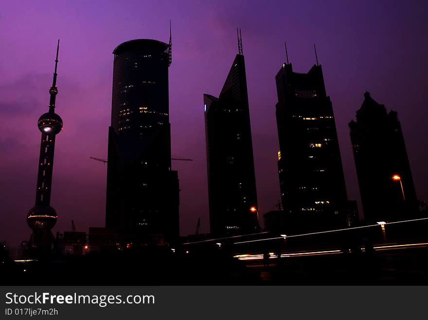 The modern building  in shanghai . The modern building  in shanghai .