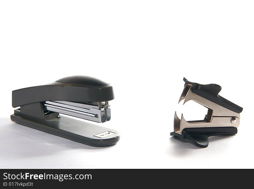 Two staplers