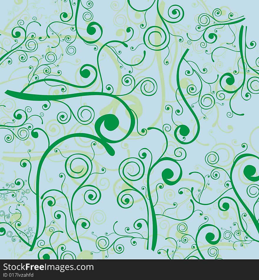 Vector background illustration with abstract design elements. Vector background illustration with abstract design elements