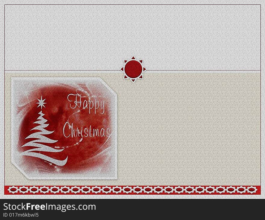 Happy christmas - card