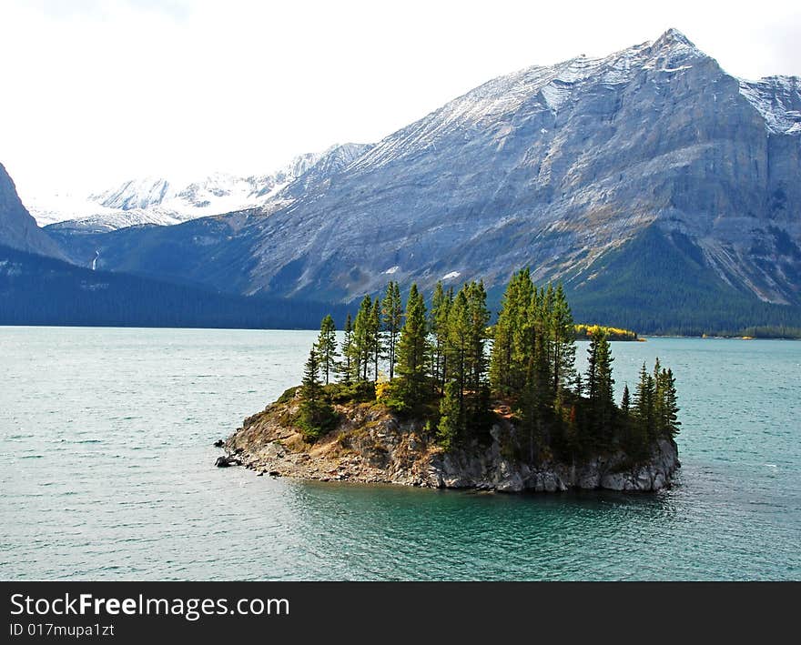 Upper Lake at Kananaskis Country Alberta Canada