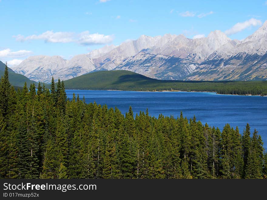 Lower Lake at Kananaskis Country Alberta Canada