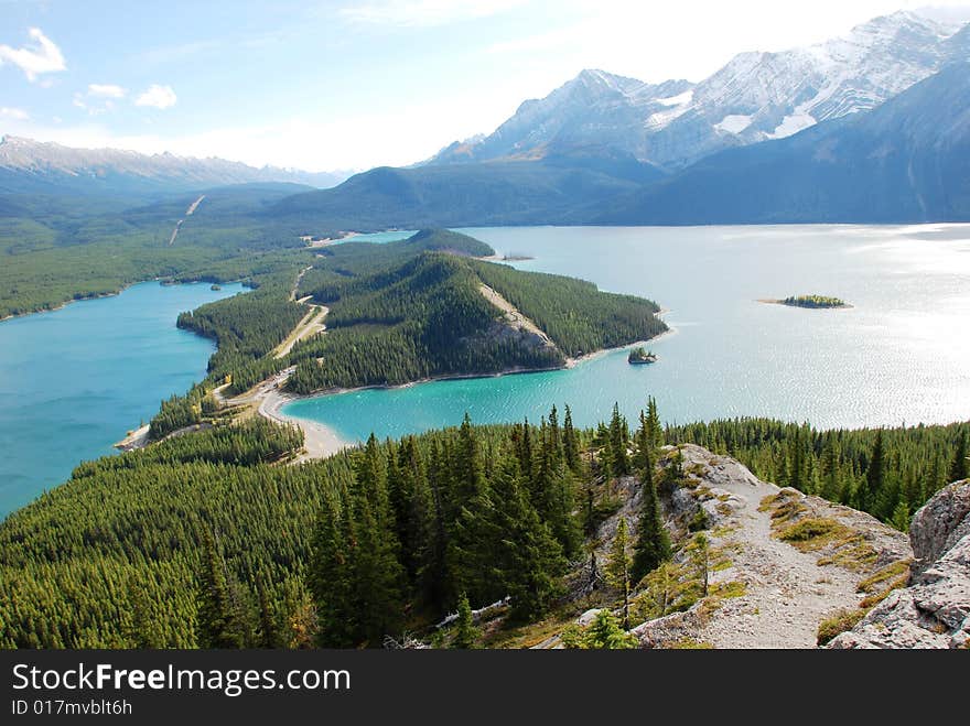 Interlake at Kananaskis Country Alberta Canada. Interlake at Kananaskis Country Alberta Canada