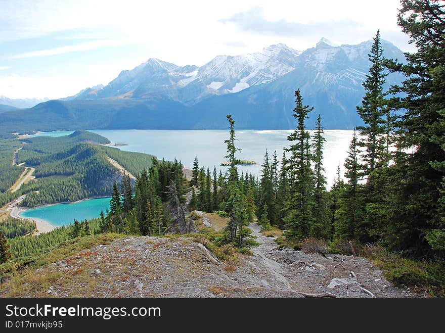 Upper Lake at Kananaskis Country Alberta Canada