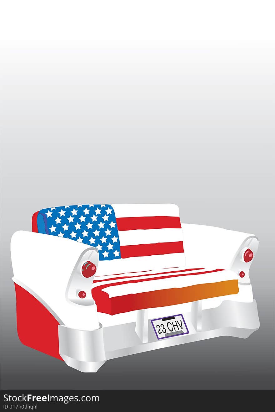 Vector illustration for car furniture