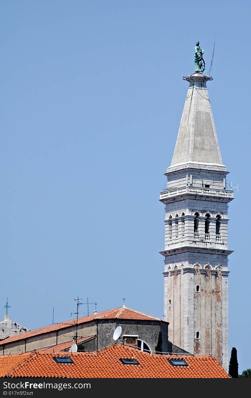 Bell tower of St. Greatmartyr Euphemia cathedral