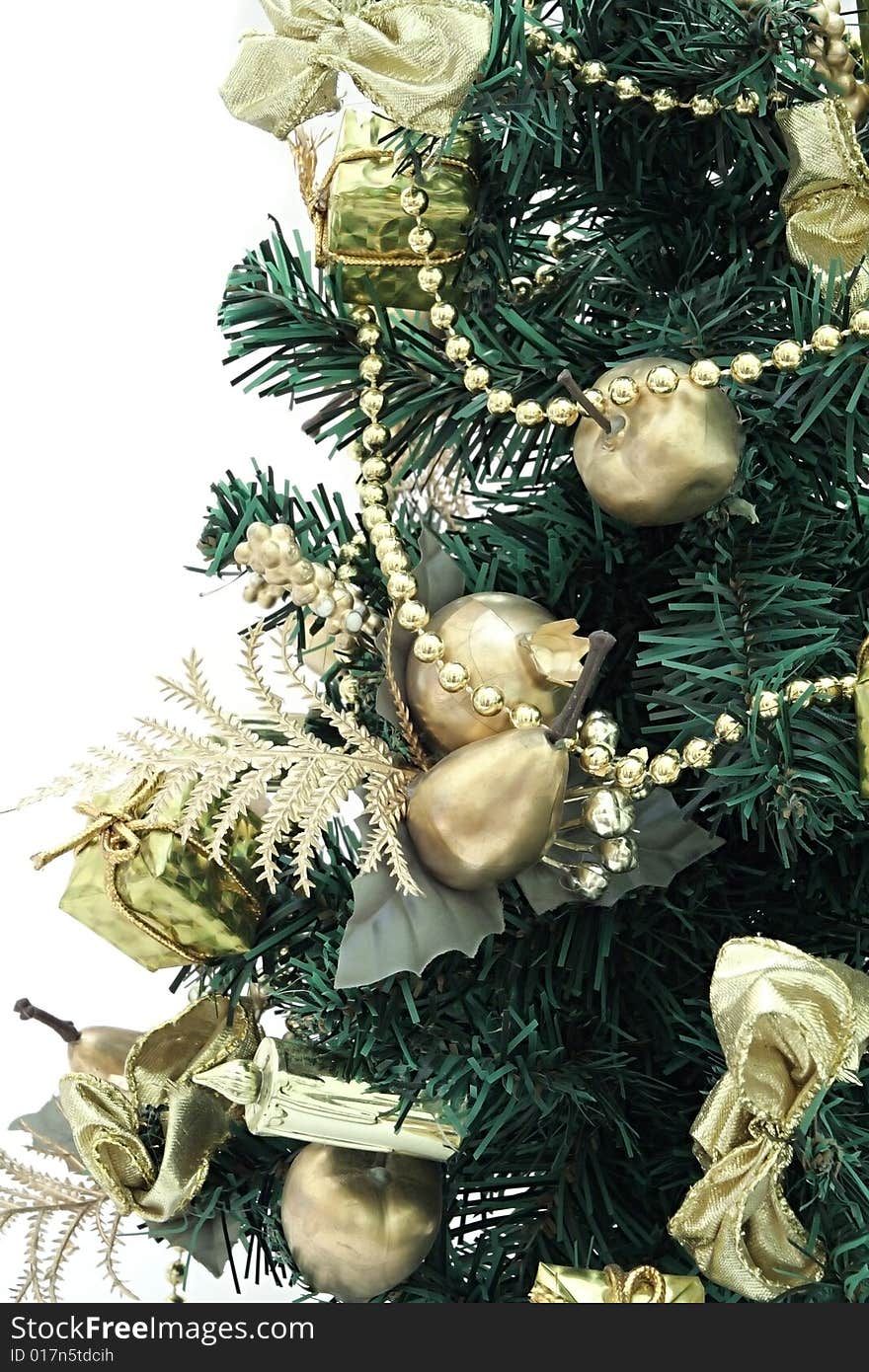 To decorate evergreen tree toys is old new-year tradition. To decorate evergreen tree toys is old new-year tradition.