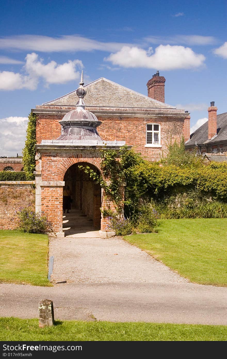 The Stable entrance to a stately Home in the Southwest of England. A beautiful piece of Architecture for a grand house of the Georgian period reinforcing the status of the owner who built the dwelling