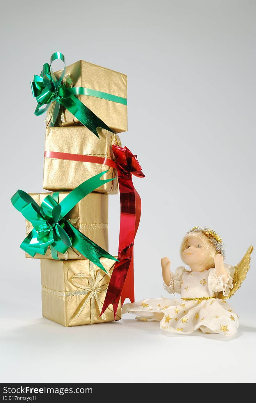 Doll and gifts