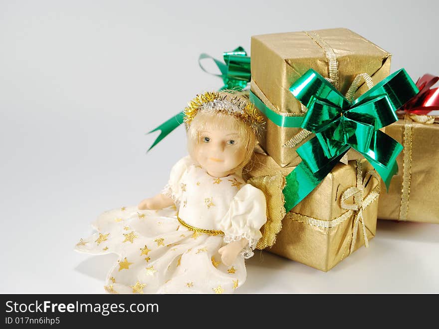 Doll and gifts