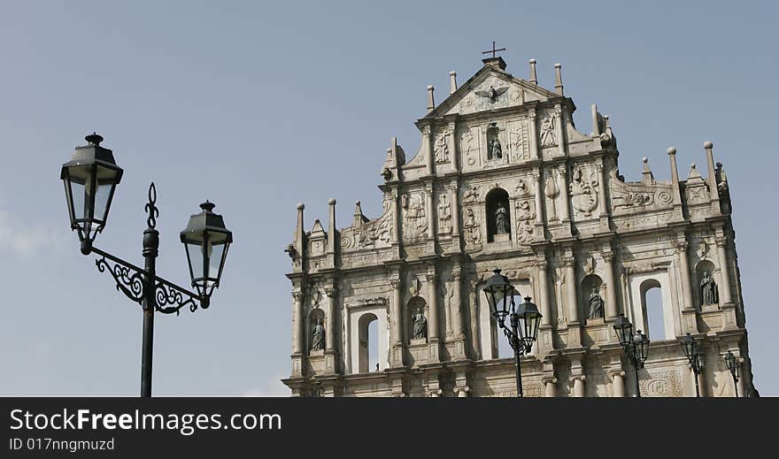 Ruins of St. Paul in Macau