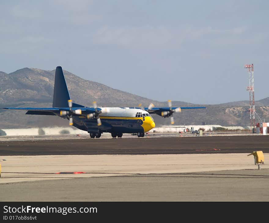 Fat Albert plane ready to taxi