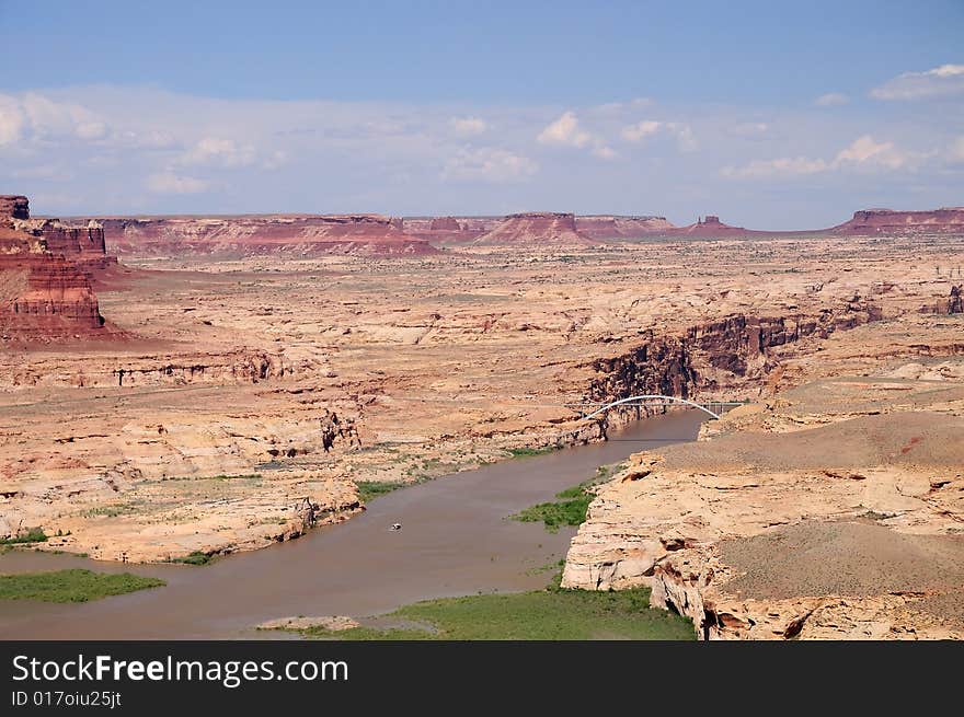 Hite view over the colorado river