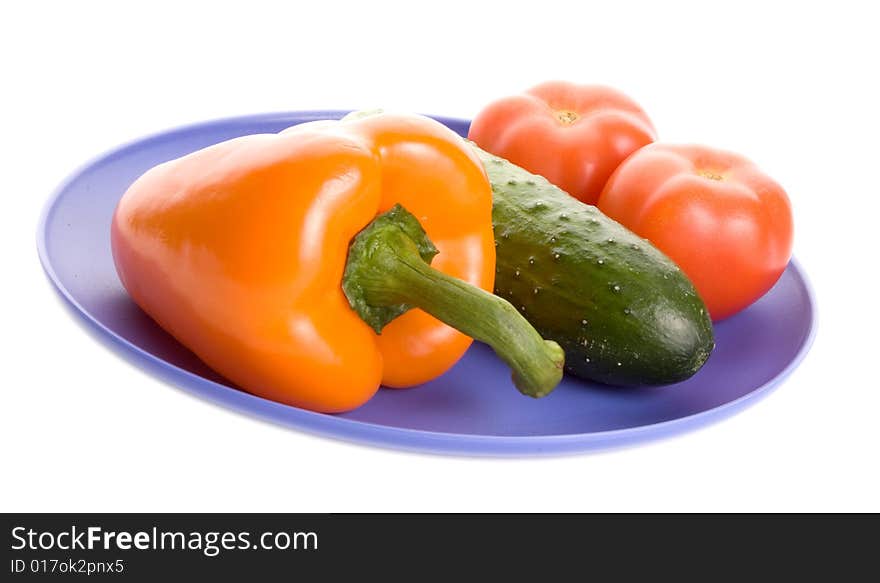 Few Fruits On Plate