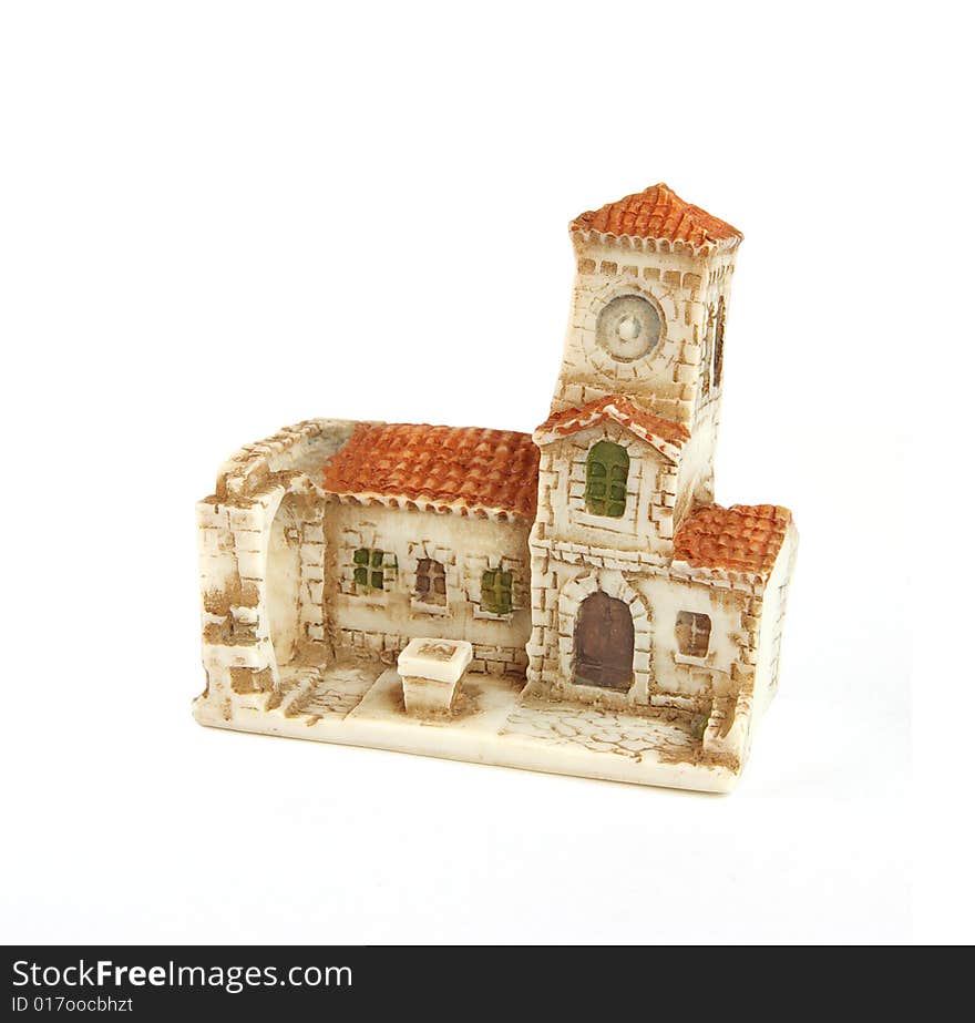 Small ceramic church