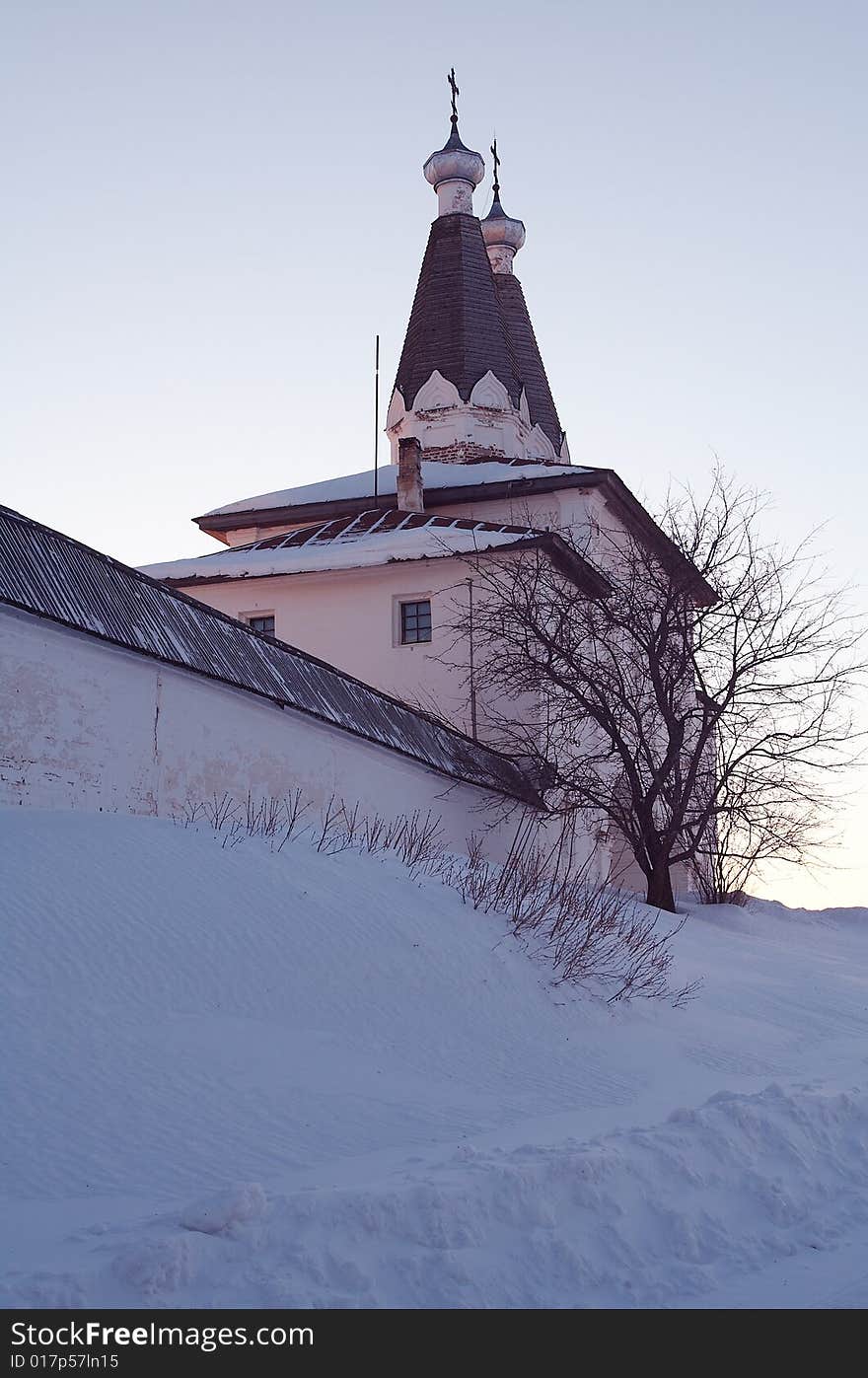 Little Monastery In Winter