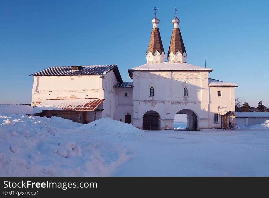 Little Monastery In Winter