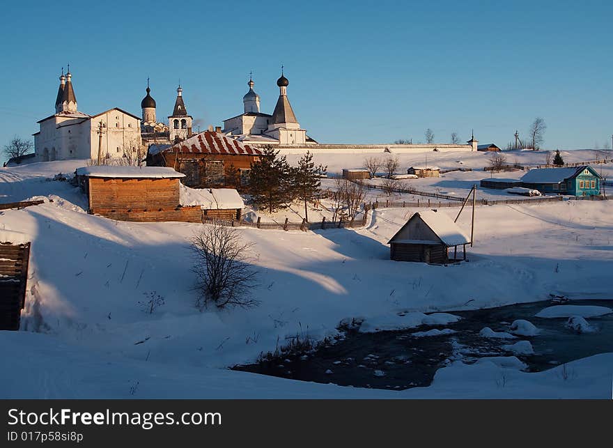 Little Monastery In Winter