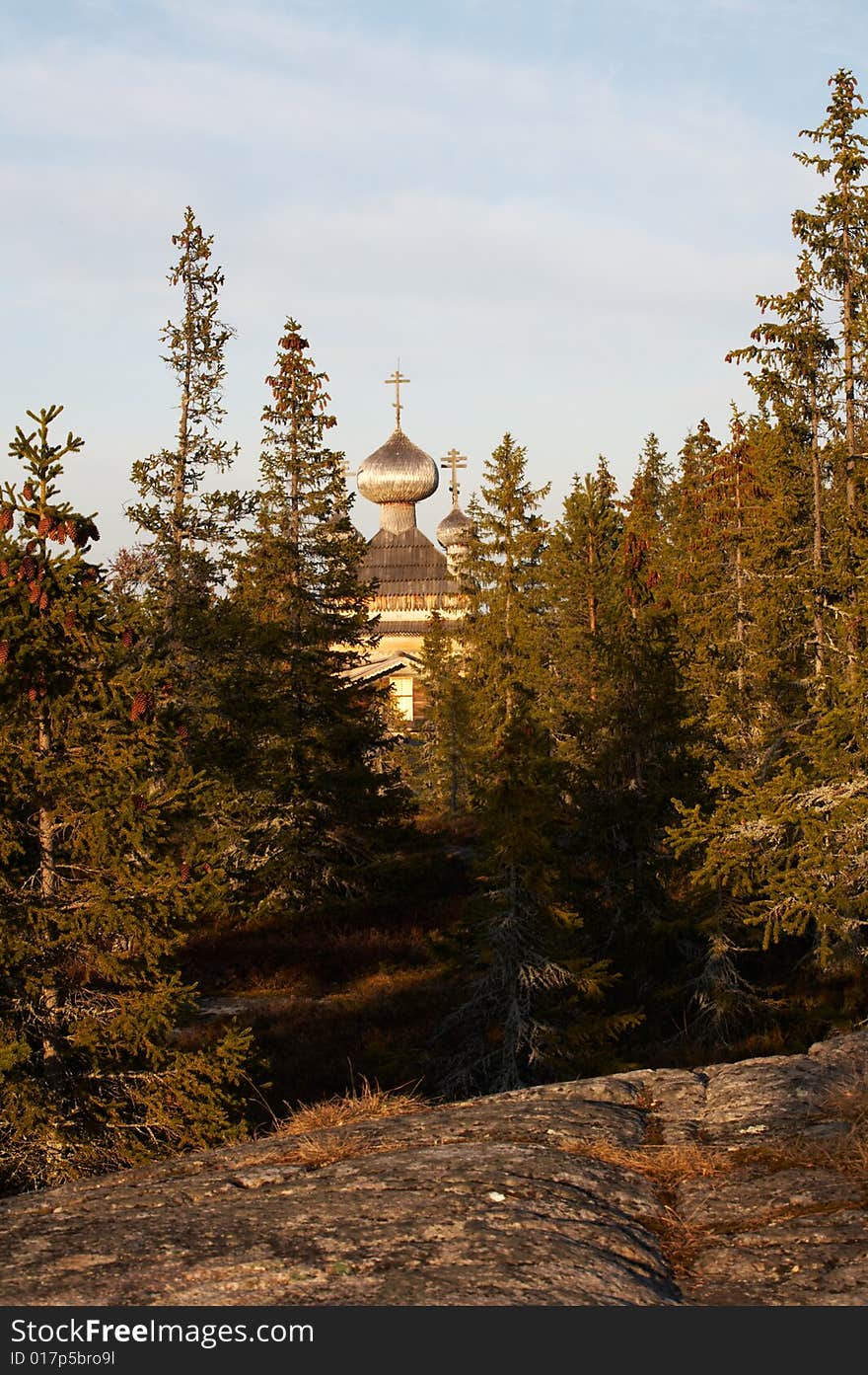 Old wooden church