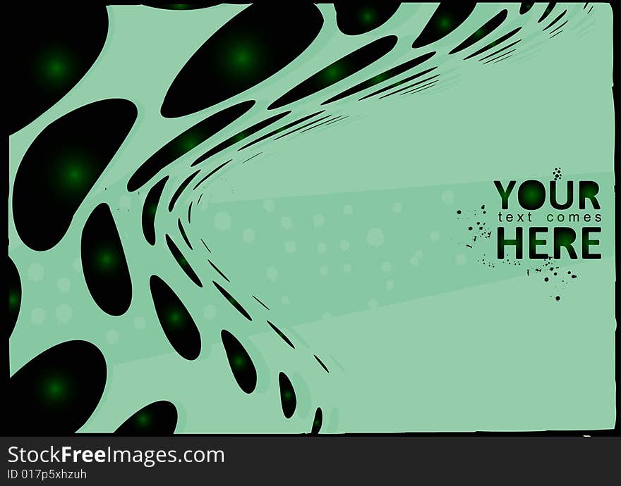 Black dots in vector background