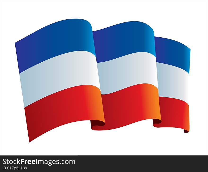 Yugoslavia flag, european, flag, icon, illustration,