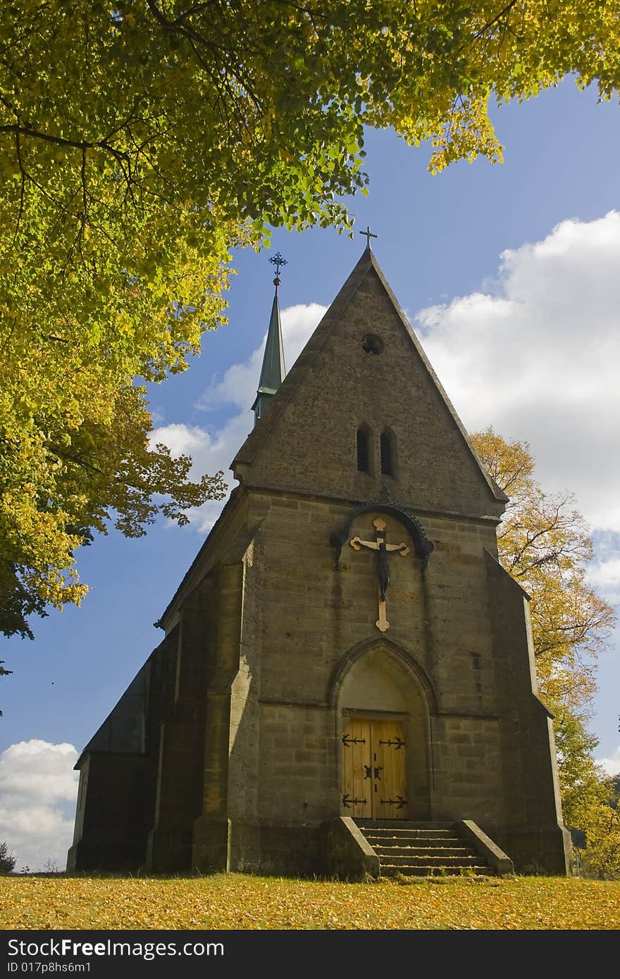 The small church in the Czech republic. The small church in the Czech republic