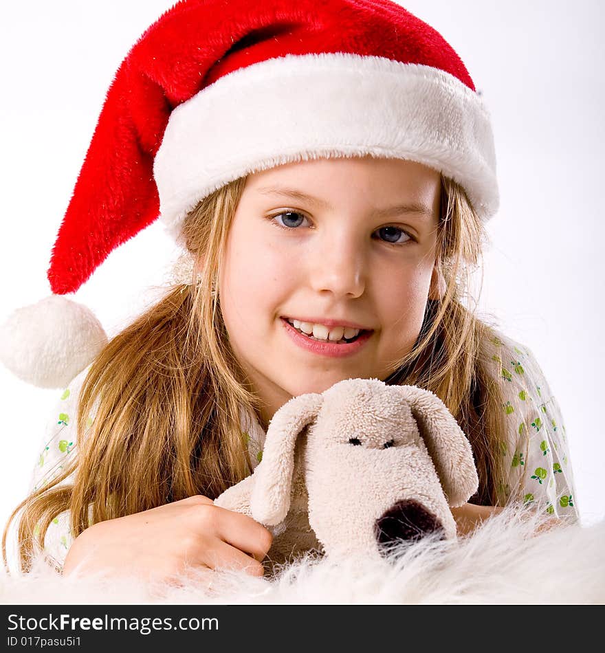 Christmas Portrait With The Dog