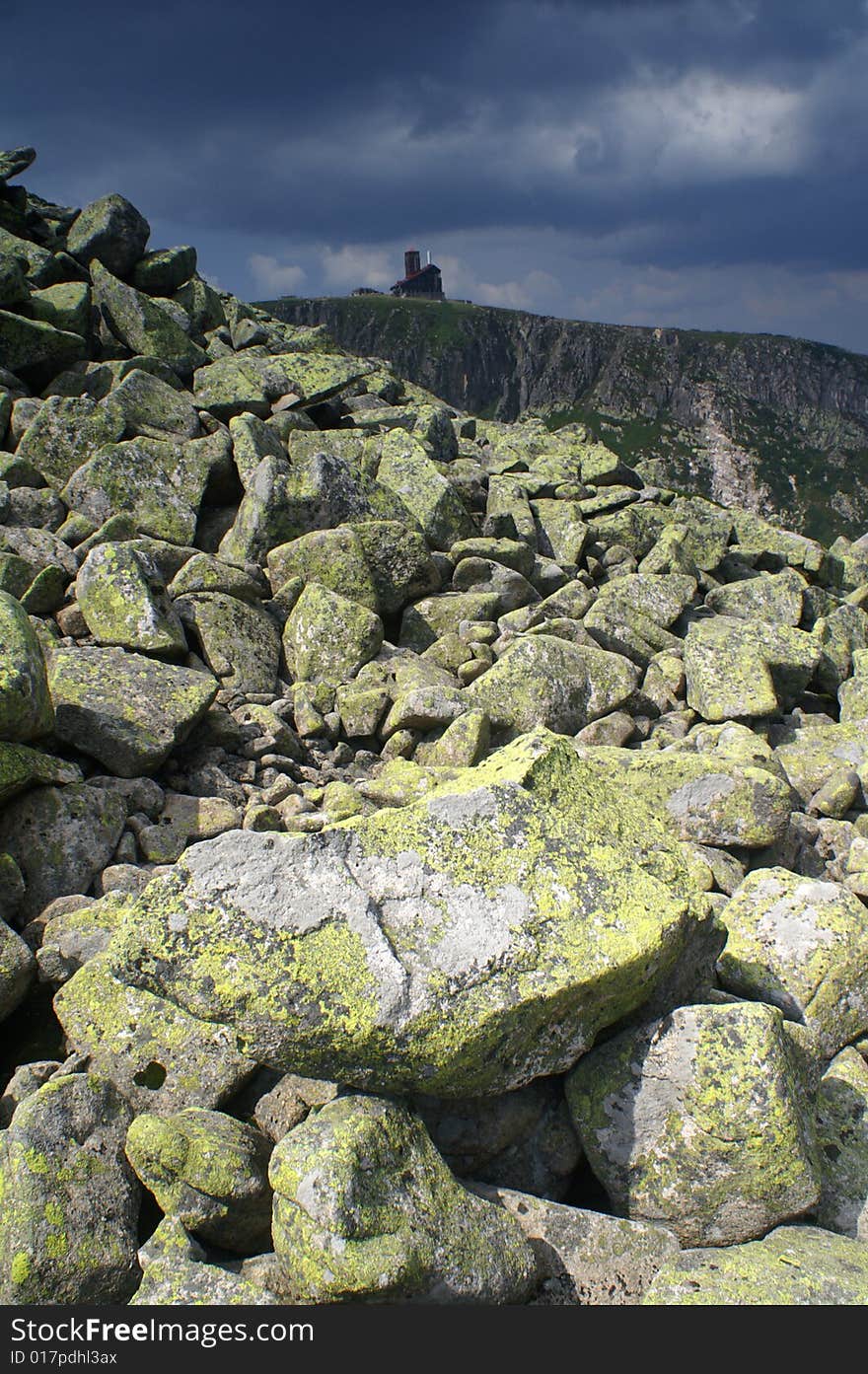 Giant moutains in the zcech republic. Giant moutains in the zcech republic